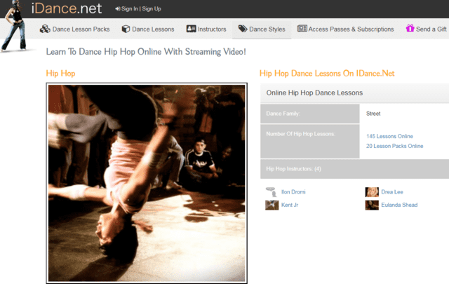 idance learn hip hop dance lessons online