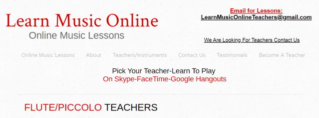 learnmusiconline learn piccolo lessons online