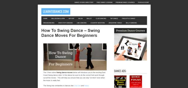 learntodance learn swing dance lessons online