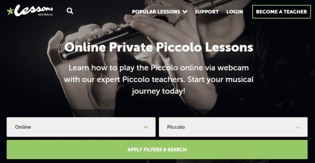 lessonaustralia learn piccolo lessons online