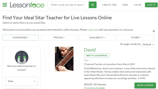 Lessonface Learn Sitar Lessons Online