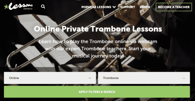 Lessonsaustralia Learn Trombone Lessons Online