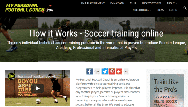 Mypersonalfootballcoach Learn Soccer Lessons Online