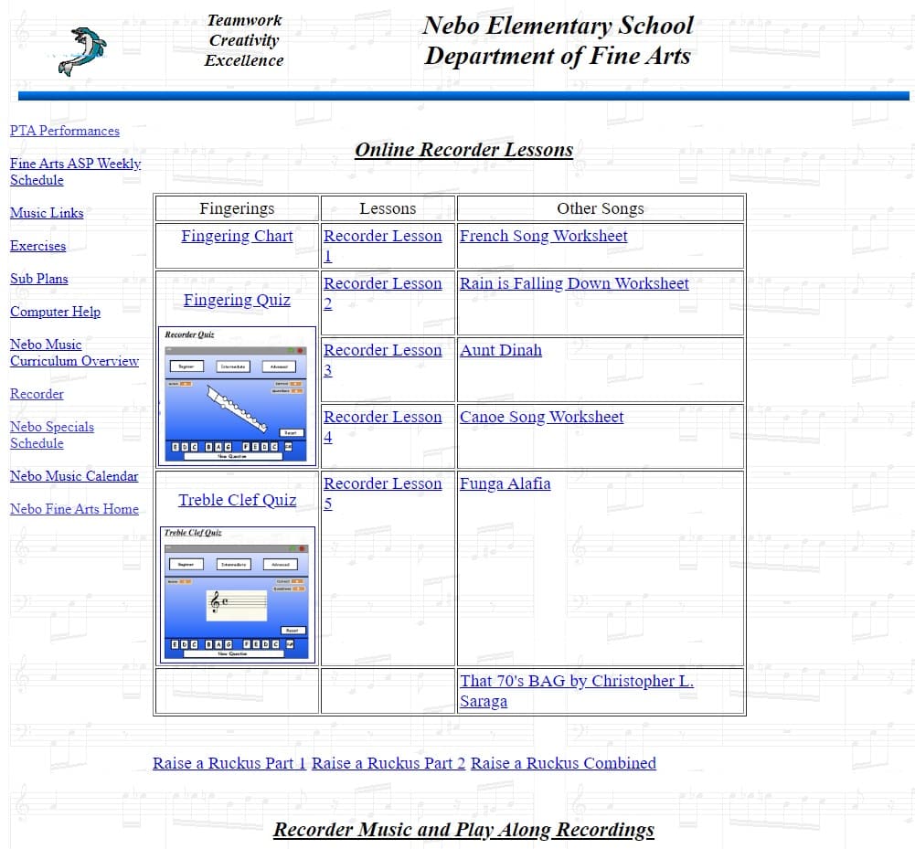nebomusic learn recorder lessons online
