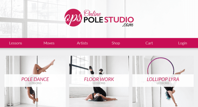 onlinepolestudio learn pole dancing lessons online