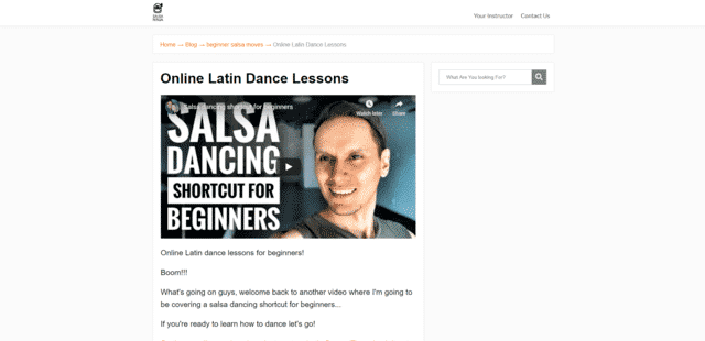 salsaninja learn latin dance lessons online