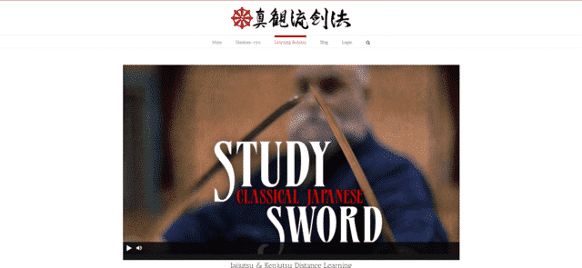 shinkanryu learn sword fighting lessons online