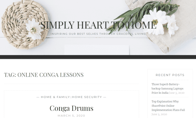 Simplyhearttohome Learn Conga Lessons Online