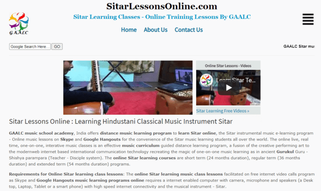 Sitarlessonsonline Learn Sitar Lessons Online