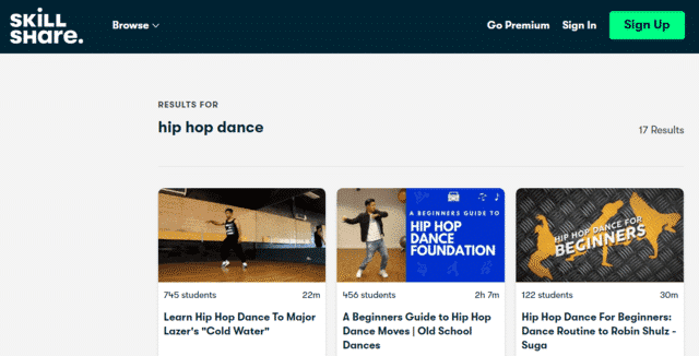 skillshare learn hip hop dance lessons online