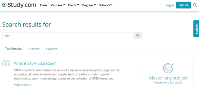 study learn stem lessons online