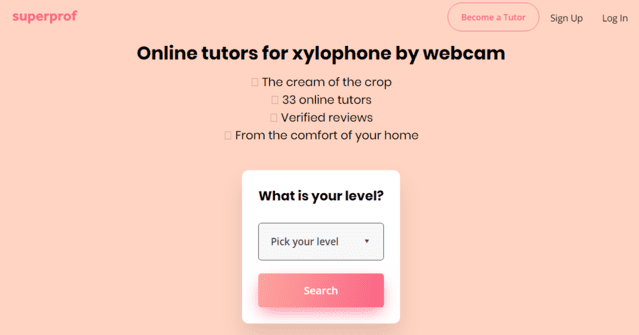 superprof learn xylophone lessons online