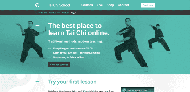 taichischool learn tai chi lessons online