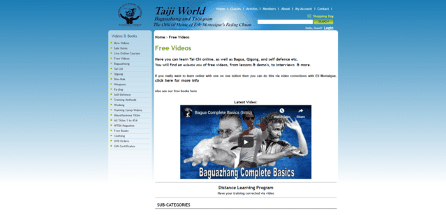 taijiworld learn tai chi lessons online