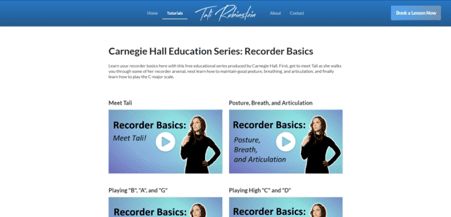 talirecorderlessons learn recorder lessons online
