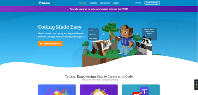 tynker learn coding lessons online