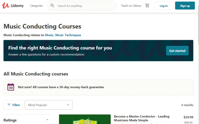 Udemy Learn Music Conducting Lessons Online