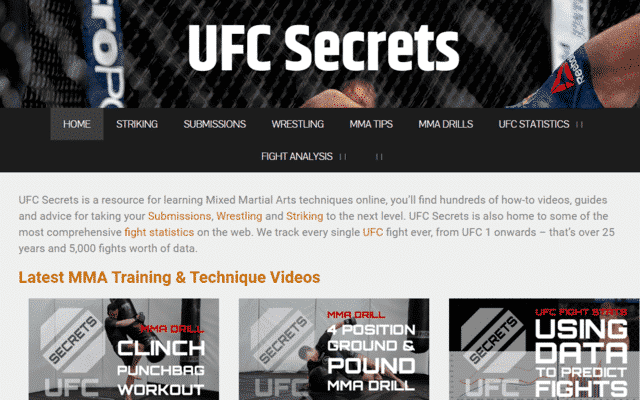 ufcsecrets learn mma lessons online