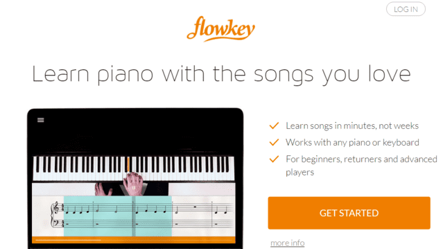flowkey learn piano lessons online