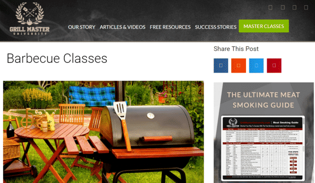 grillmasteruniversity learn bbq lessons online