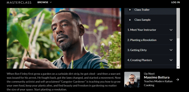 masterclass learn lessons online
