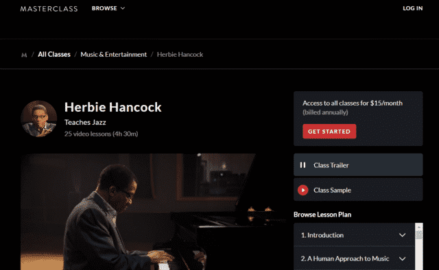 masterclass learn piano lessons online