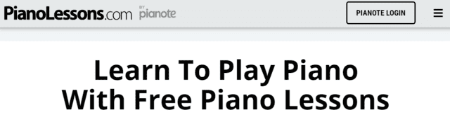 pianolessons learn piano lessons online