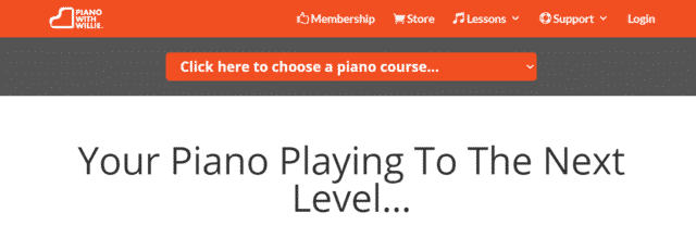 pianowithwillie learn piano lessons online