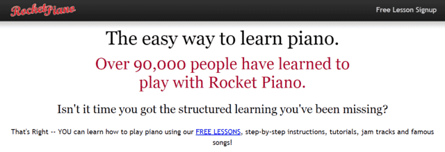 rocketpiano learn piano lessons online