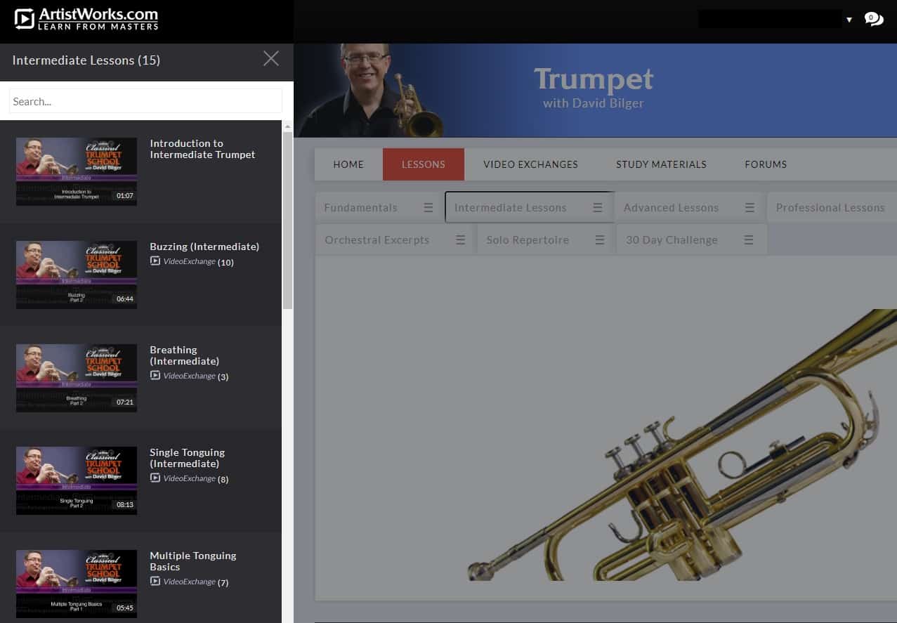 Artistworks trumpet lessons