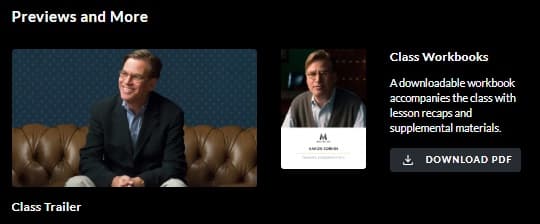MasterClass Aaron Sorkin Workbook