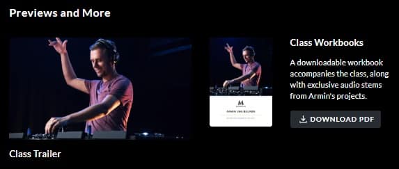 MasterClass Armin van Buuren Workbook