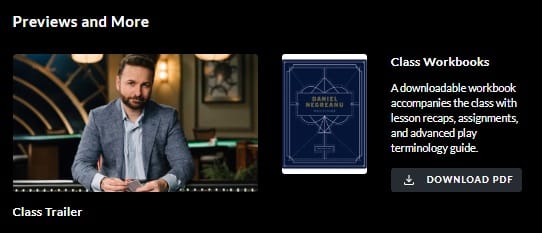 MasterClass Daniel Negreanu Workbook