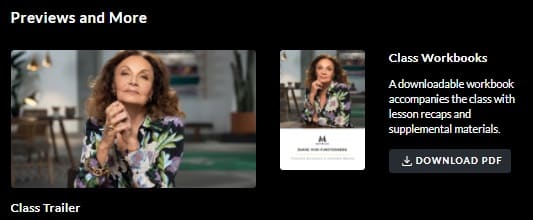 MasterClass Diane Von Furstenberg Workbook