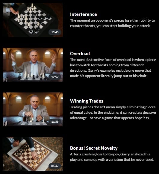 The Garry Kasparov Masterclass - The Chessboard Vault