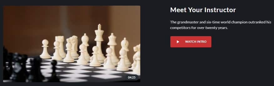 MasterClass Garry Kasparov Instructor
