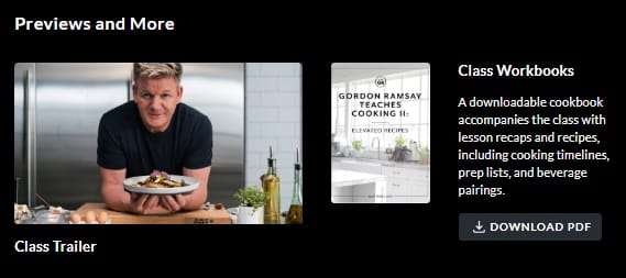 MasterClass Gordon Ramsay cookbook