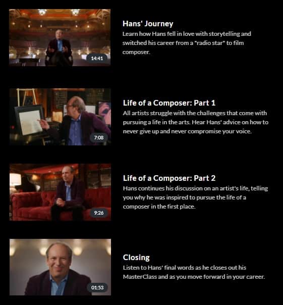 MasterClass Hans Zimmer The Life of a Composer 2