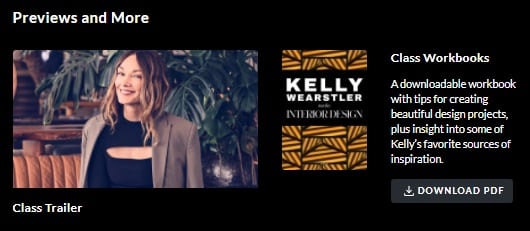 MasterClass Kelly Wearstler Workbook