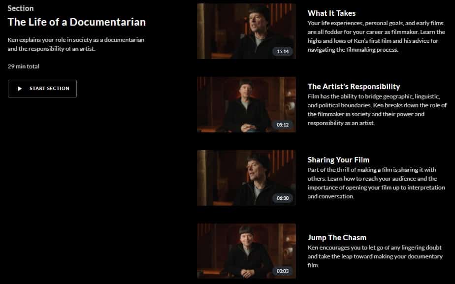 MasterClass Ken Burns Life of a Documentarian