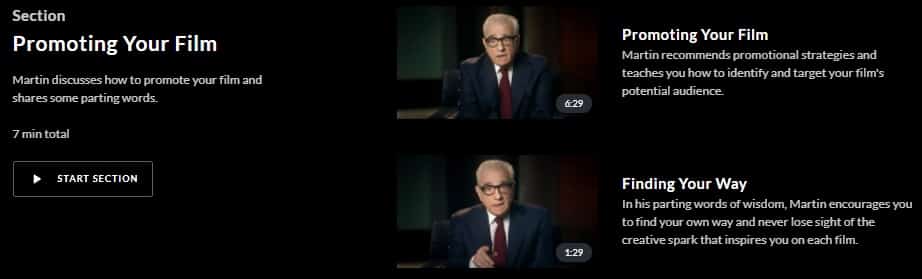 MasterClass Martin Scorsese Promoting Film