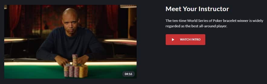 MasterClass Phil Ivey Instructor