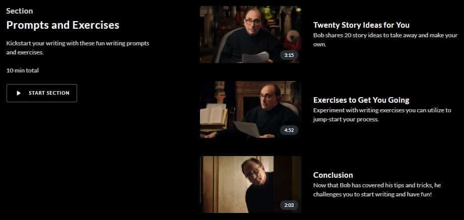 MasterClass R.L. Stine Prompts and Exercises