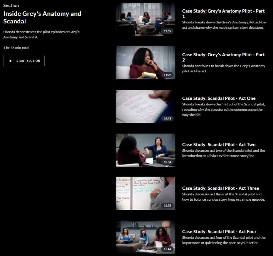 MasterClass Shonda Rhimes Inside Grey Anatomy and Scandal