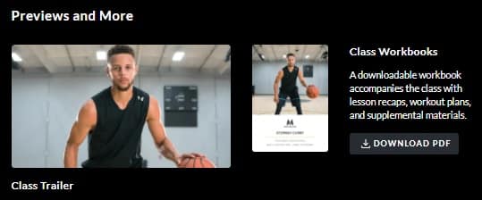 MasterClass Stephen Curry Workbook