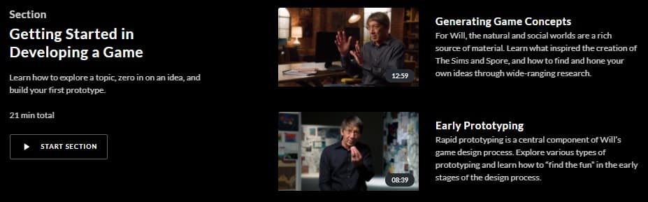 MasterClass Will Wright Getting Started in Developing a Game