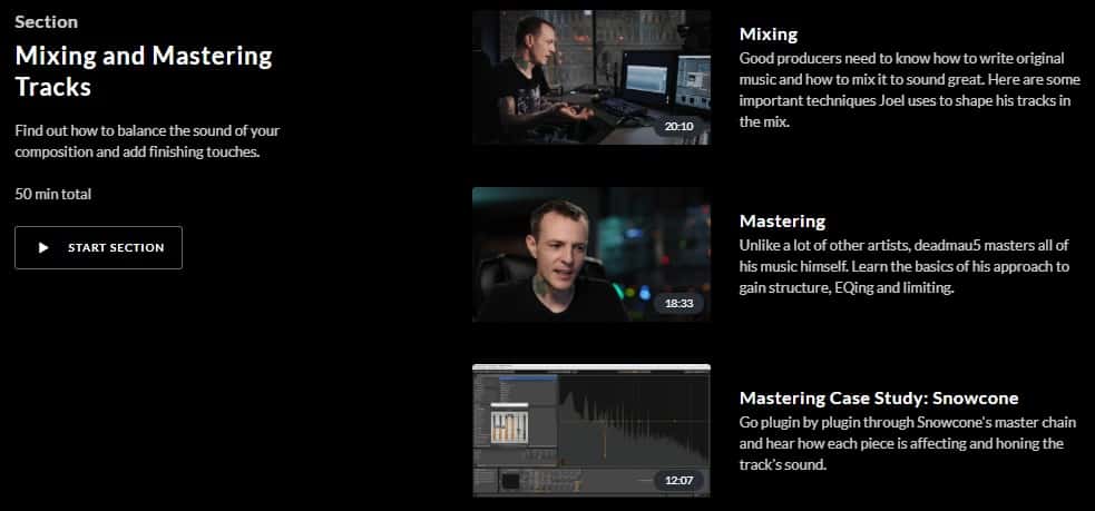 MasterClass deadmau5 mixing & mastering tracks