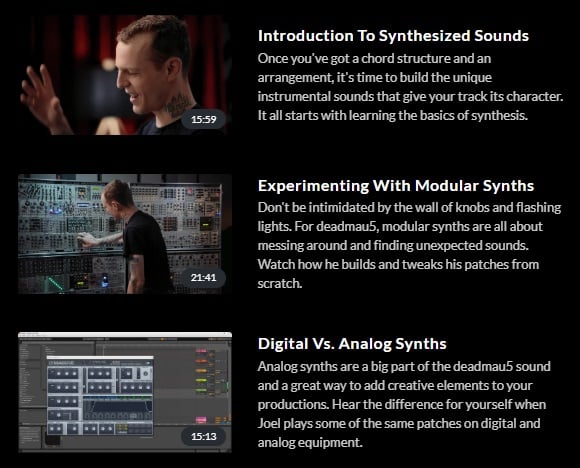 MasterClass deadmau5 technical elements