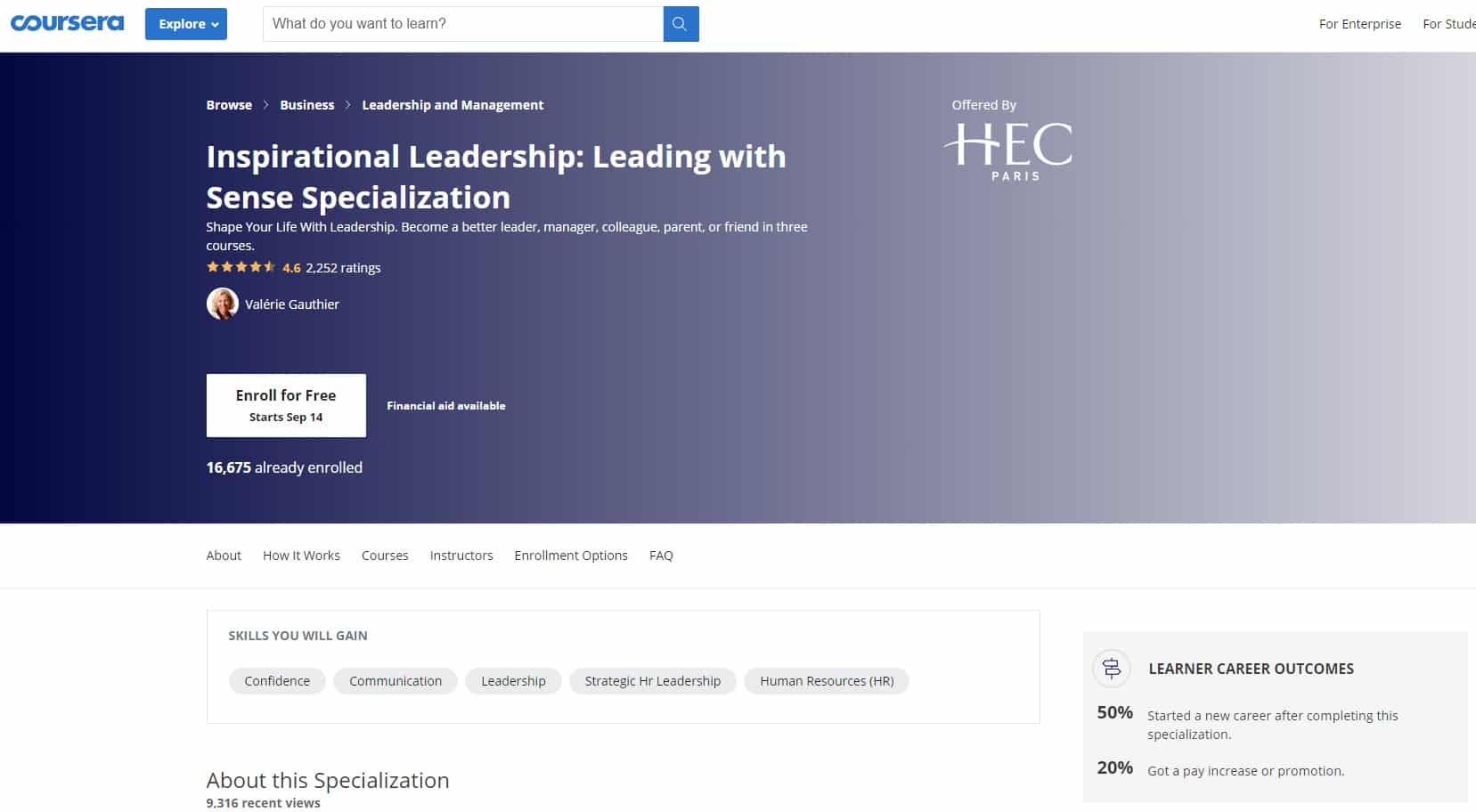 Coursera 4 Leadership Lessons for Beginners