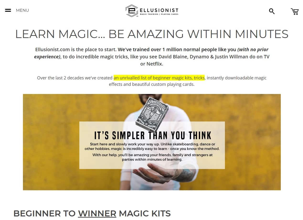 Ellusionist Magic Lessons for Beginners